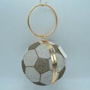 Elegant Soccer Diamond Evening Bag Purses